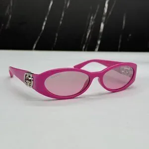 NEW GUCCI GG1660S 003 WOMEN PINK SUNGLASSES GUCCI Gucci GG1660S Oval Sunglasses | EyeOns.com main image 4